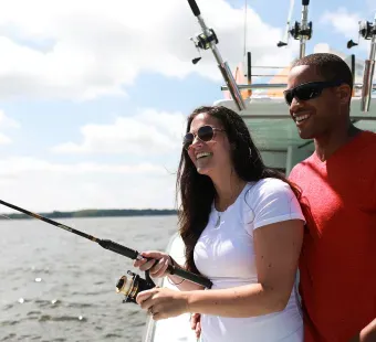 Couple Fishing