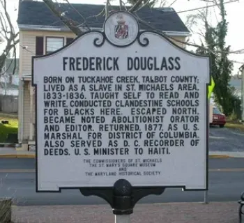 Frederick Douglass Marker at the Frederick Douglass Park in St. Michaels Photo