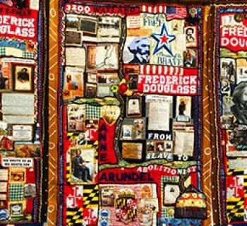 The Frederick Douglass Stitched in Time Quilt Exhibit Photo